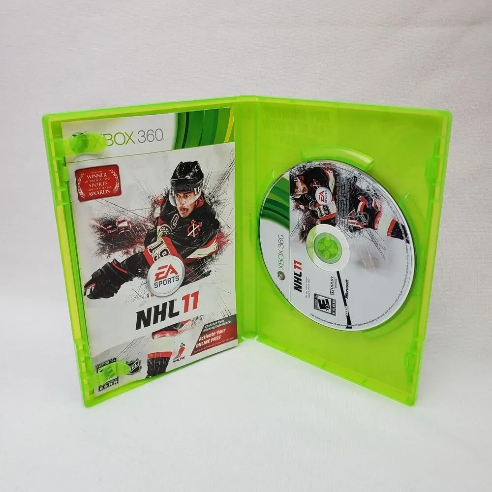 NHL Hockey Video Game NHL 11 Microsoft Xbox 360 2010 Game